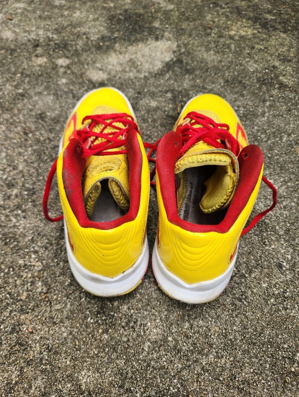 Jordan Aero Flight Hulk Hogan Yellow & Red Athletic Shoes - Performance Sneaker
